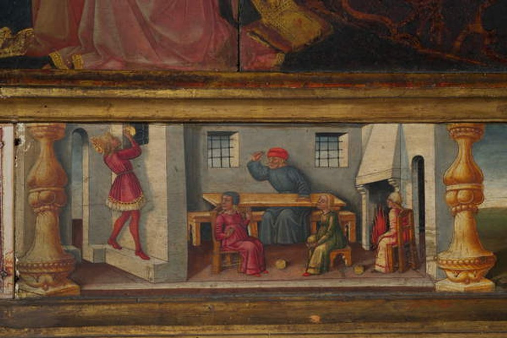 Detail of Detail from Coronation of the Virgin by Neri di Bicci