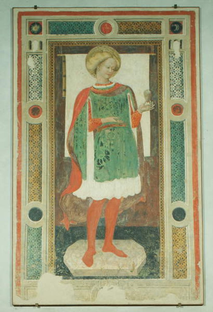 Detail of St Ansano by School Florentine