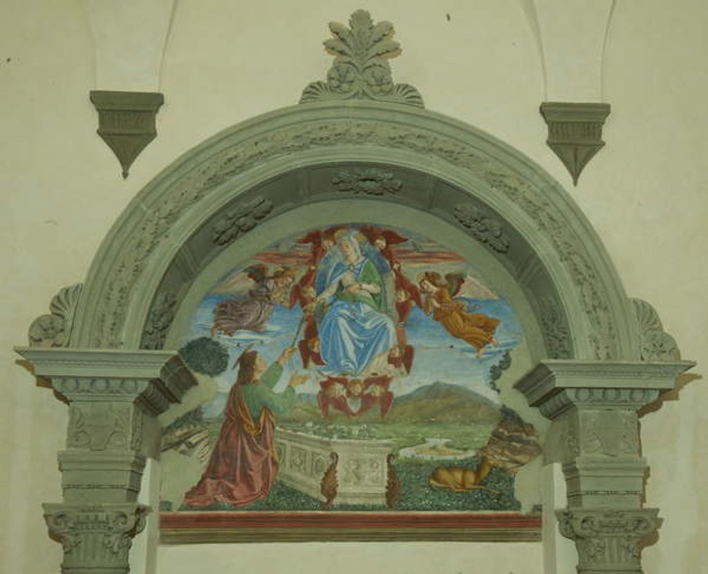 Detail of Assumption of the Virgin Mary by School Florentine