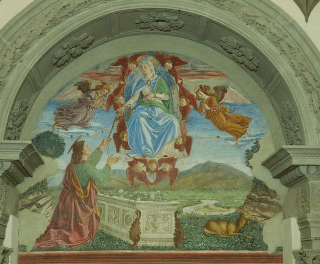 Detail of Assumption of the Virgin Mary by School Florentine