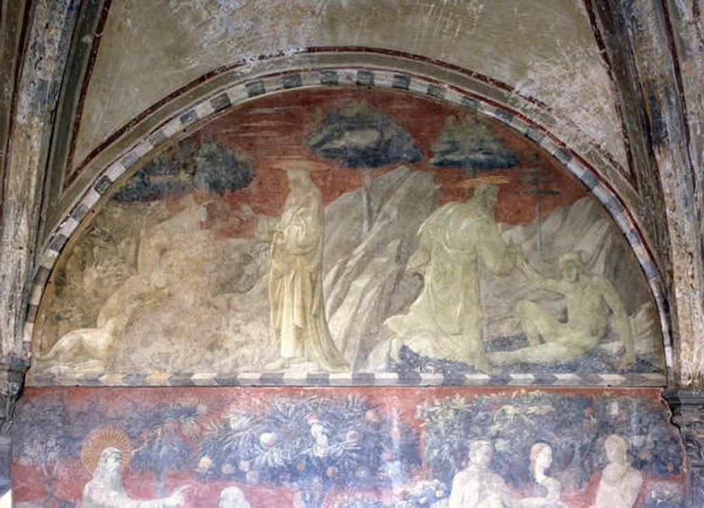 Detail of Creation, c.1424-25 by Paolo Uccello