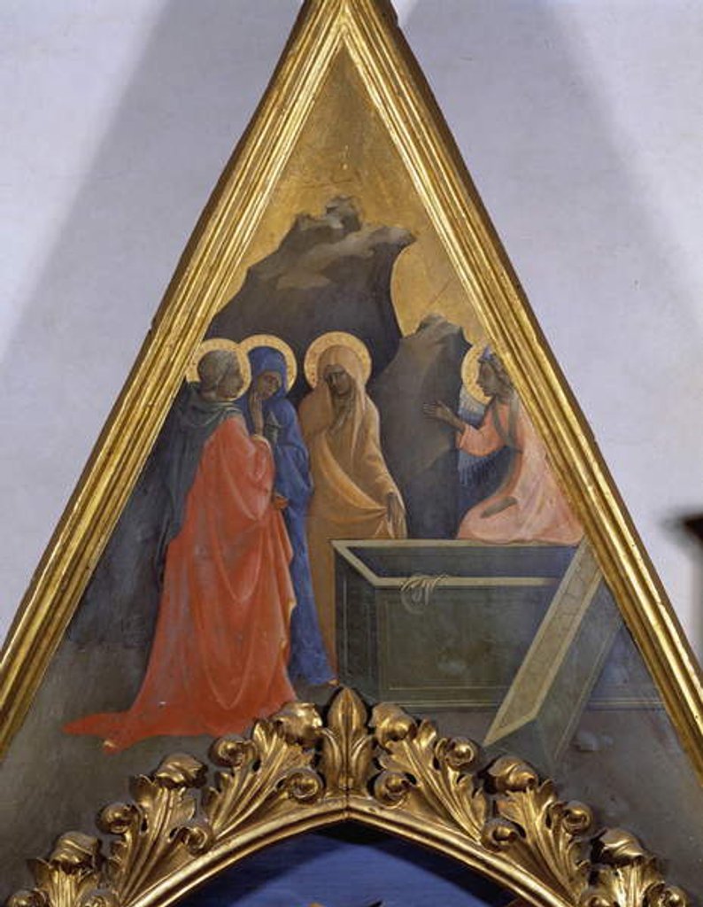 Detail of The deposition of the cross or Pala di Santa Trinita by Fra Angelico
