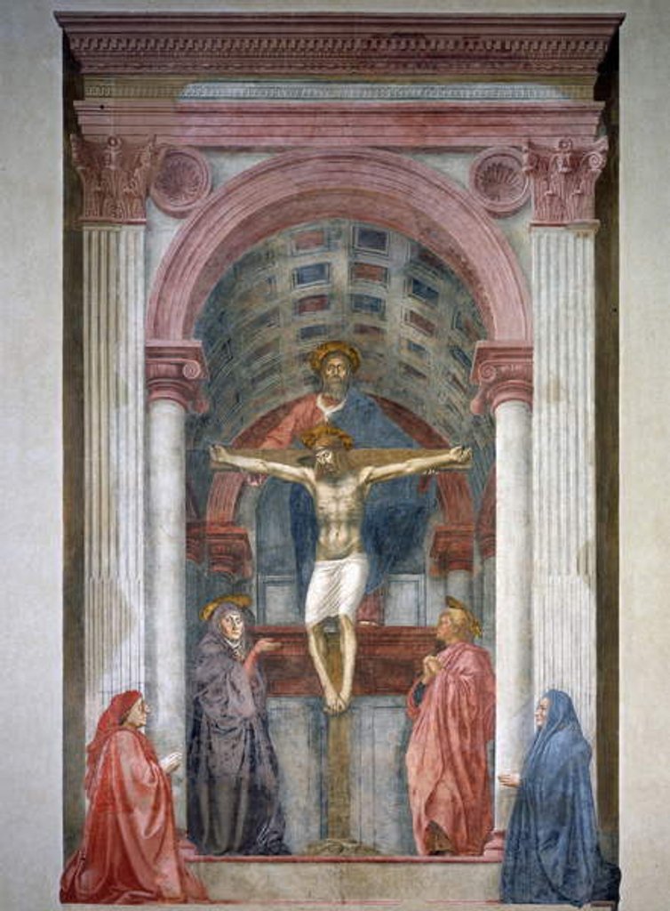 Detail of Trinity, 1427-1428 by Tommaso Masaccio
