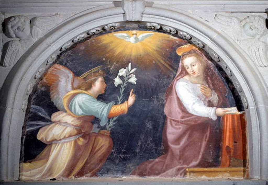 Detail of The Annunciation by Fra Bartolomeo