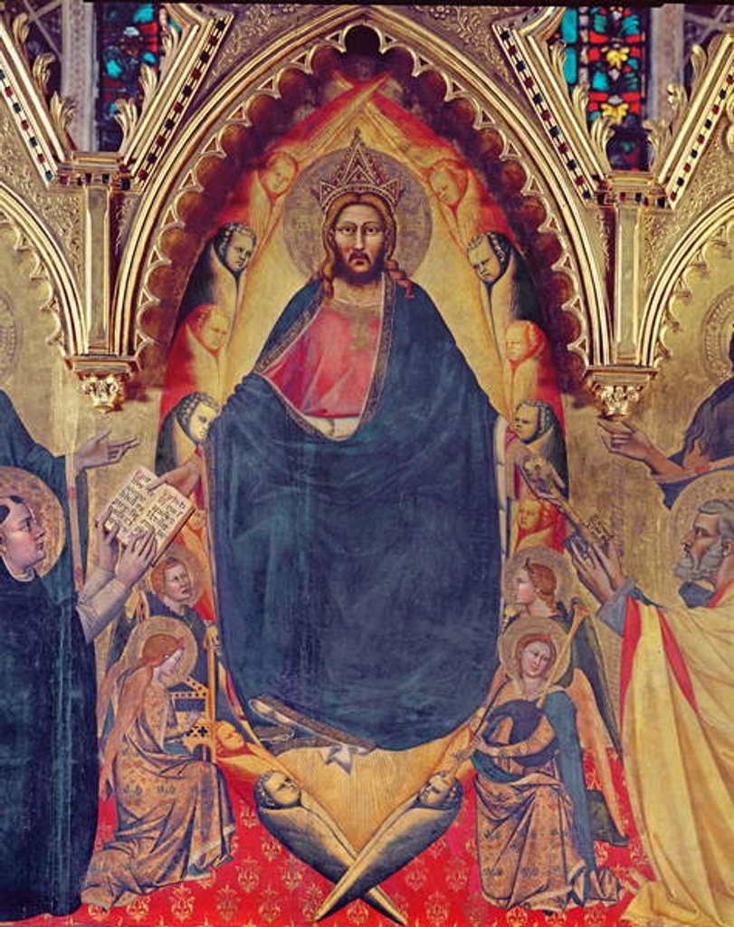 Detail of The Strozzi Altarpiece, 1357 by Andrea di Cione Orcagna