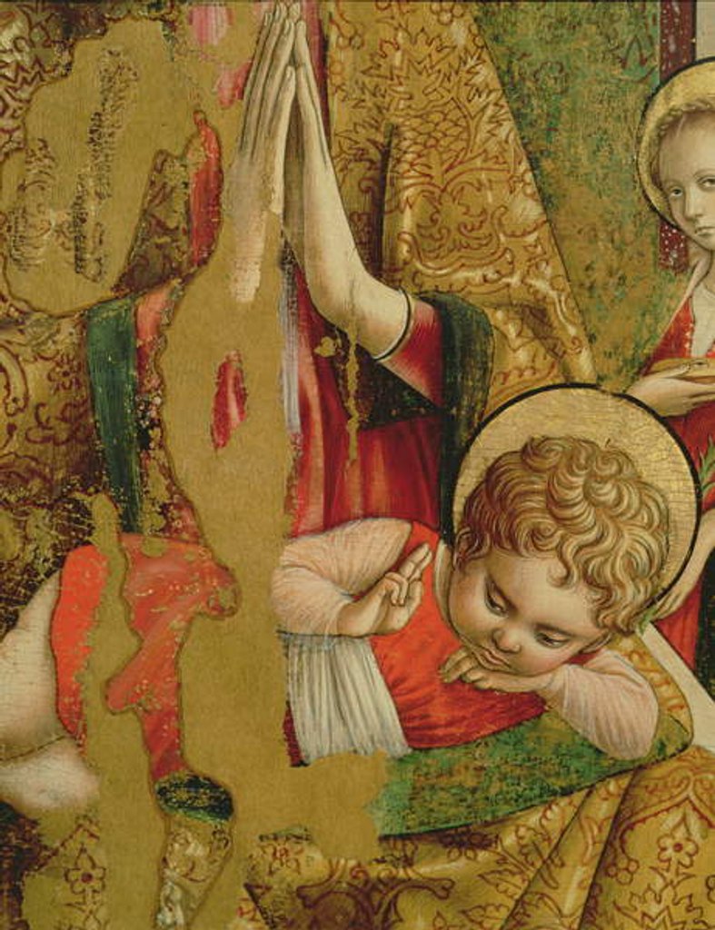 Detail of Madonna and Child by Carlo Crivelli