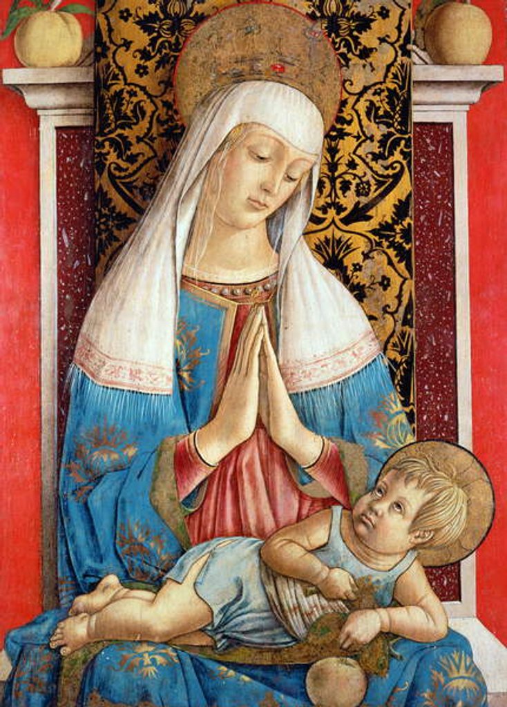 Detail of The Madonna di Poggio Brette by Carlo Crivelli