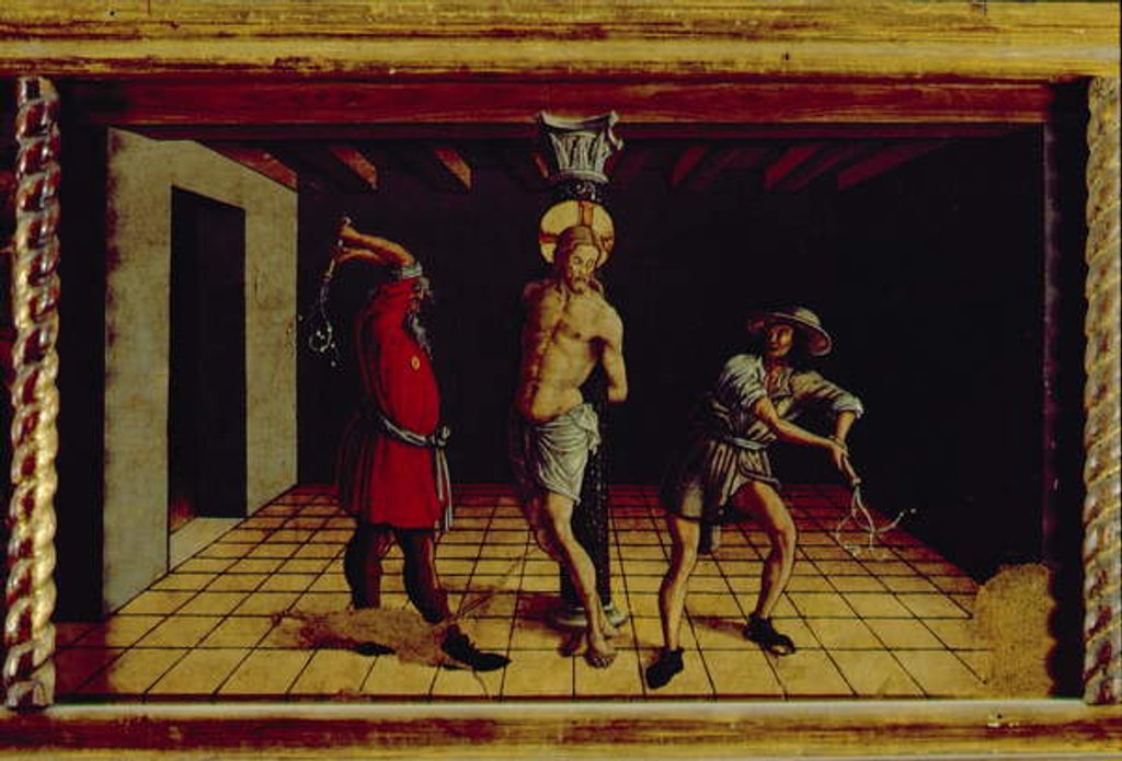 Detail of The Flagellation of Christ by Carlo Crivelli