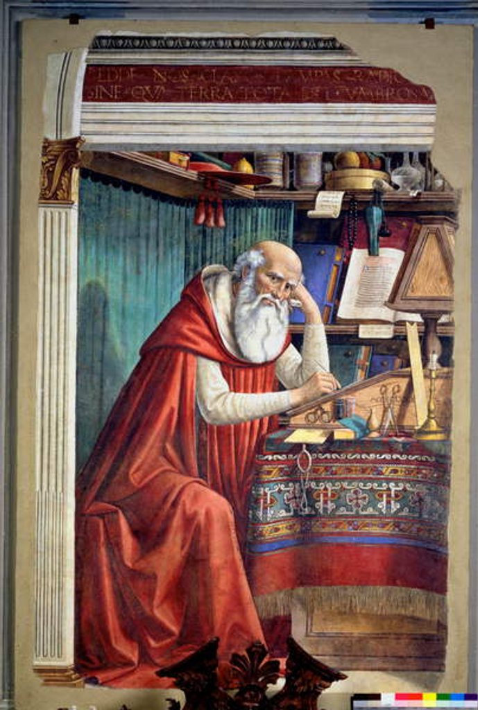 Detail of St. Jerome in his Study, 1480 by Domenico Ghirlandaio