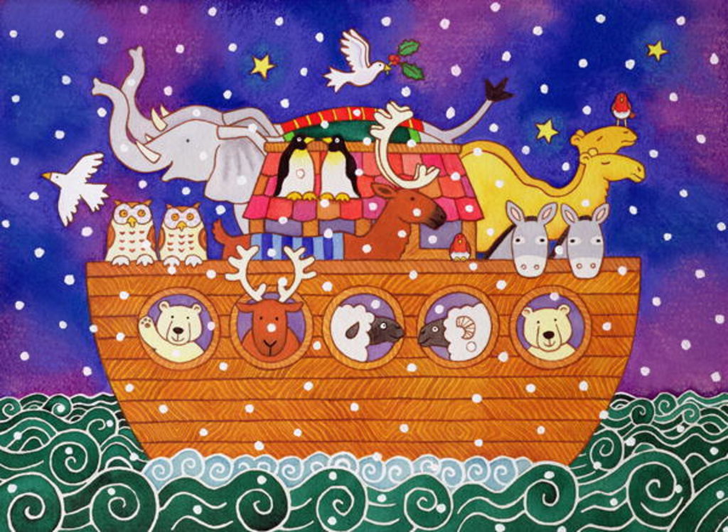 Detail of Christmas Ark, 1999 by Cathy Baxter