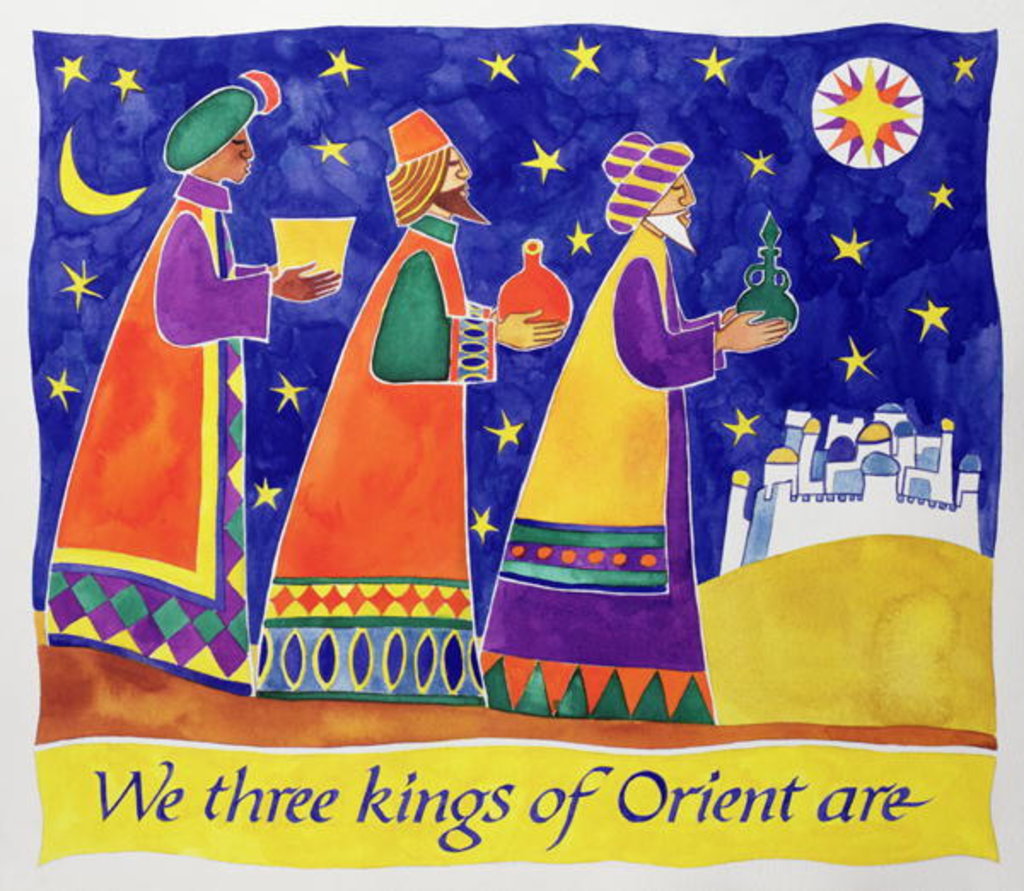 Detail of We Three Kings of Orient Are, 1990s by Cathy Baxter