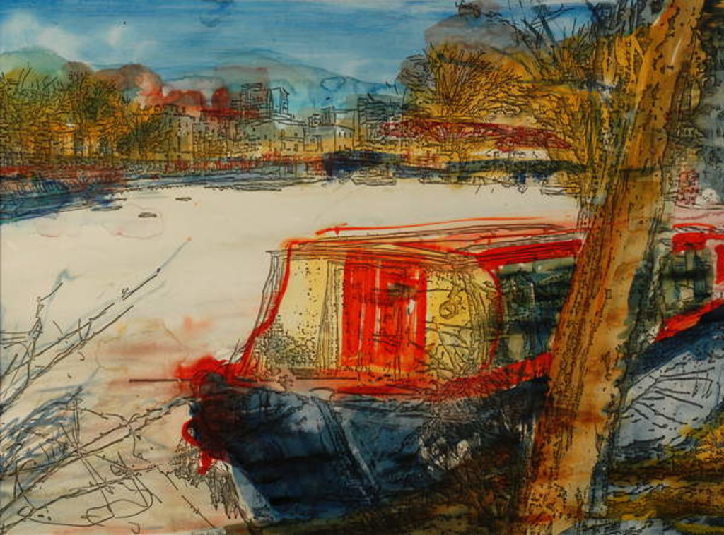 Detail of The Red Boat by Brenda Brin Booker