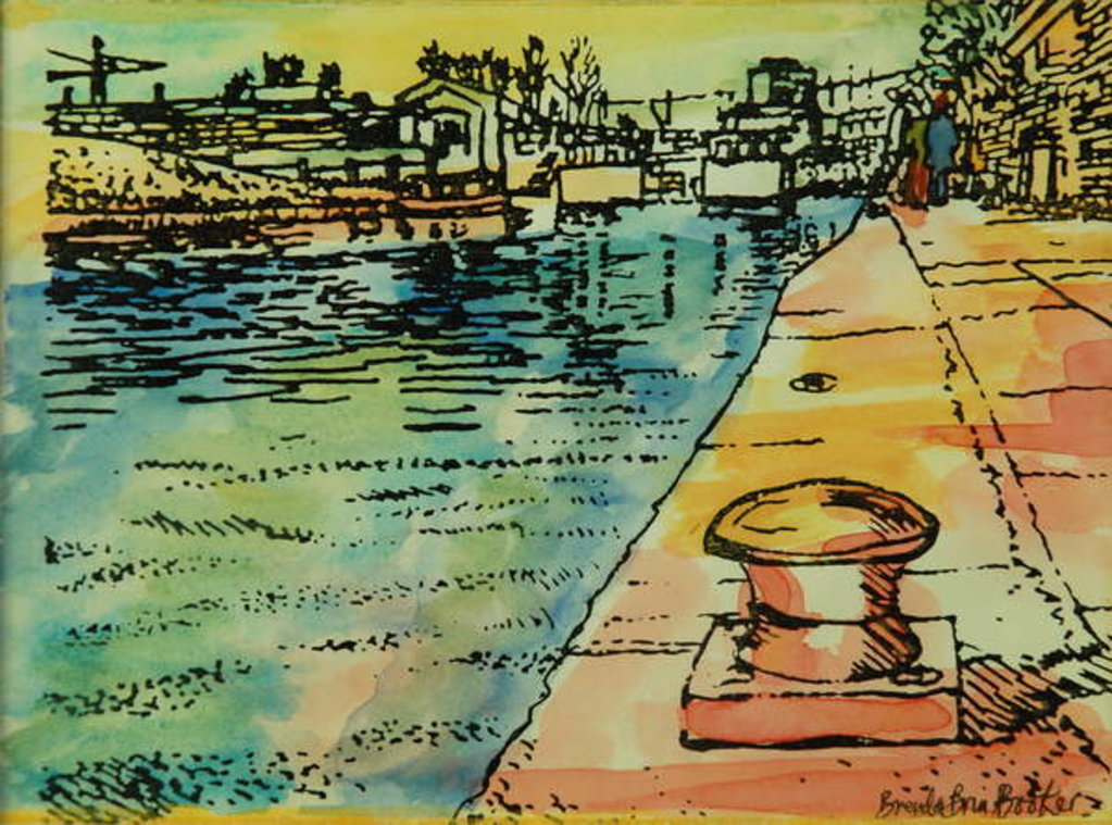 Detail of Moorings by Brenda Brin Booker