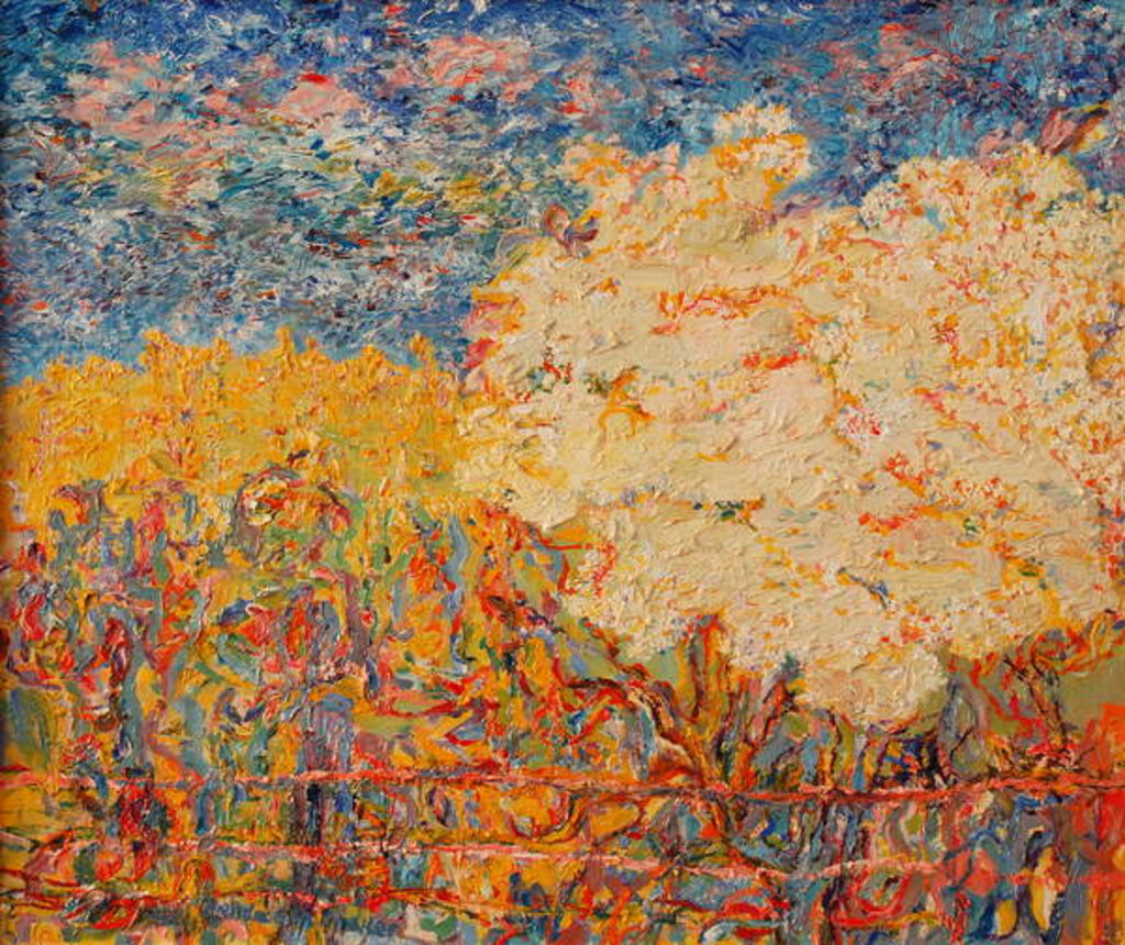 Detail of The Elderflower Tree II by Brenda Brin Booker