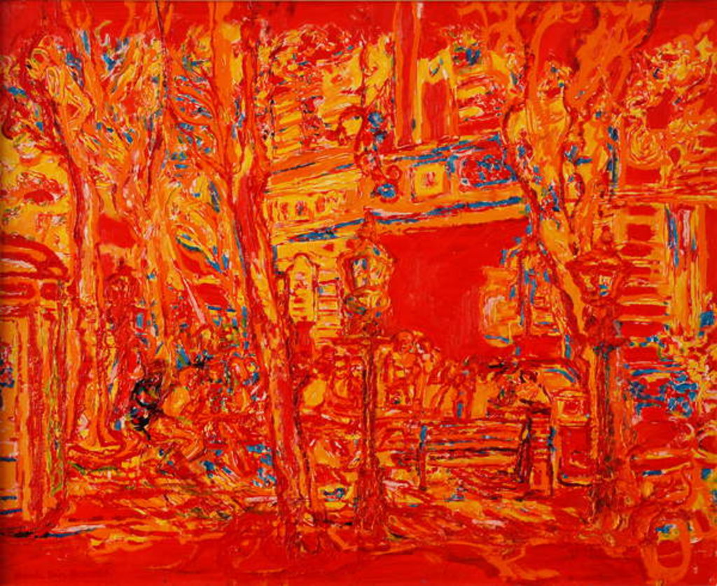 Detail of The Red Tavern by Brenda Brin Booker