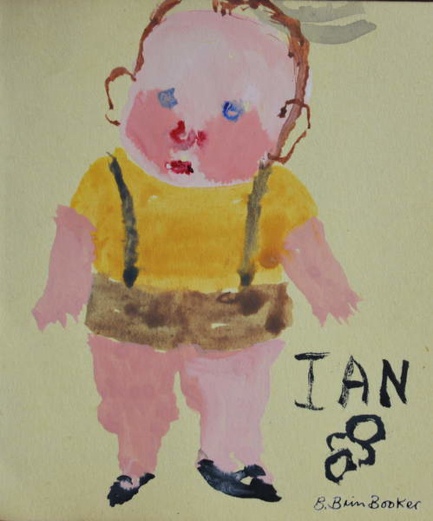 Detail of Ian, as a toddler by Brenda Brin Booker