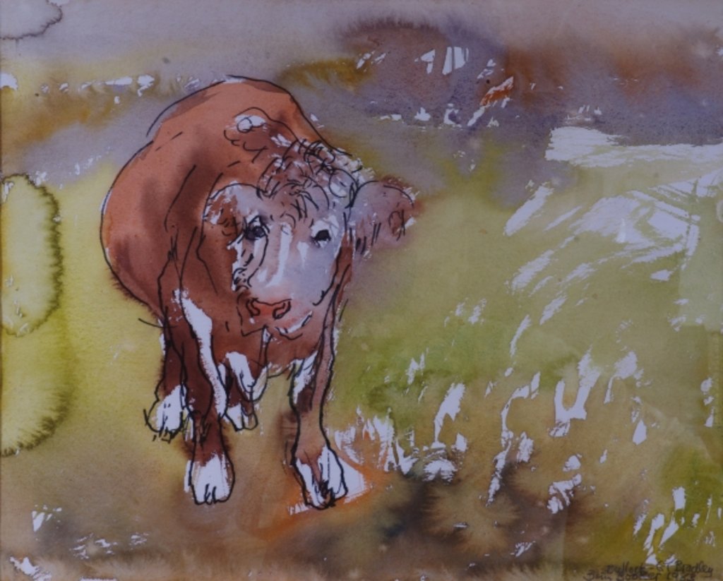 Detail of The Bullock, 1983 by Brenda Brin Booker