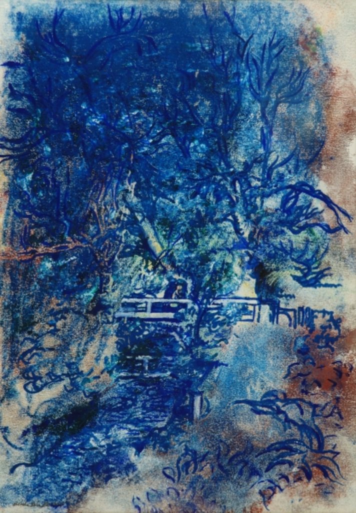 Detail of Figures on a Bridge by Brenda Brin Booker