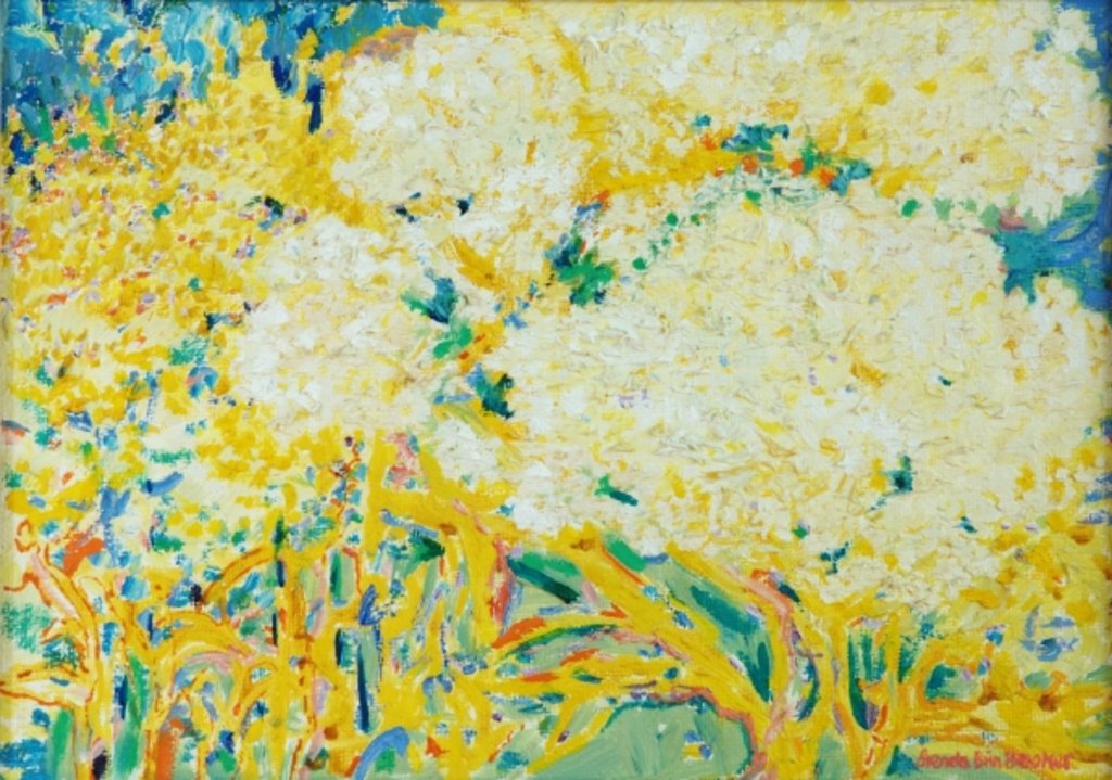 Detail of The Elderflower Tree by Brenda Brin Booker