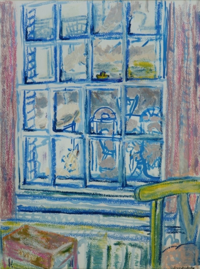 Detail of The Bedroom Window by Brenda Brin Booker