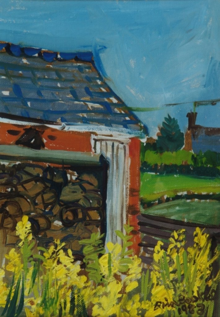 Detail of Cabbage flowers in the garden, 1983 by Brenda Brin Booker