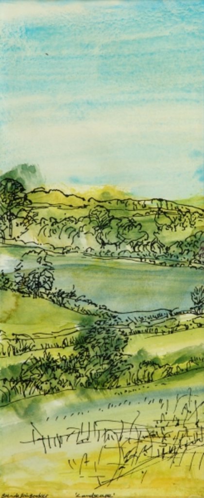 Detail of Landscape by Brenda Brin Booker