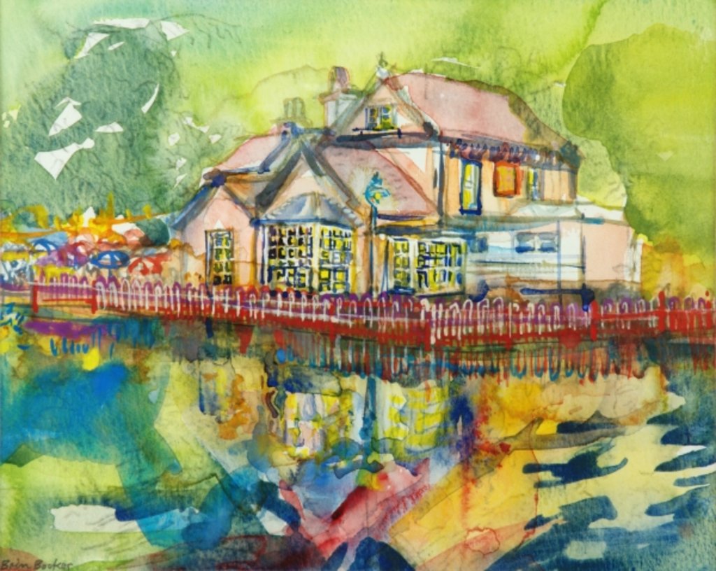 Detail of Waterside Tavern by Brenda Brin Booker