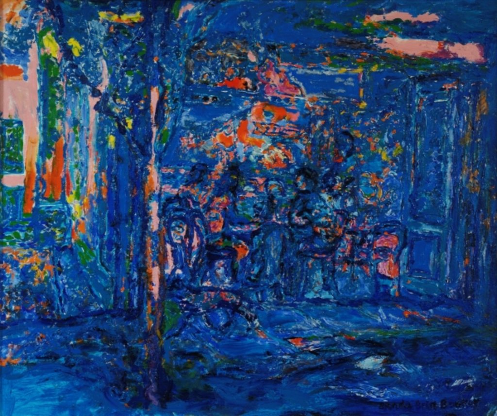 Detail of The Street Cafe by Brenda Brin Booker