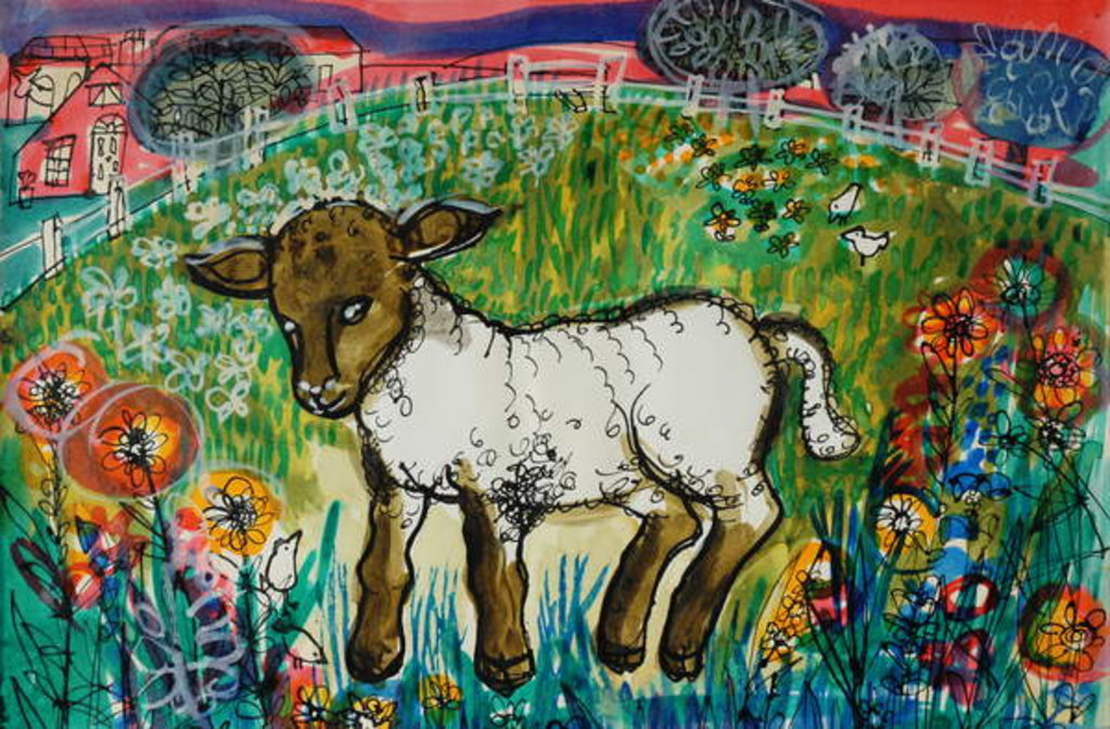 Detail of Lamb by Brenda Brin Booker