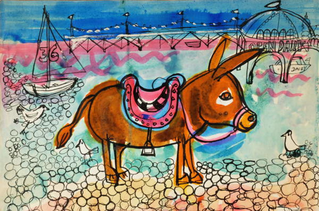 Detail of Donkey by Brenda Brin Booker