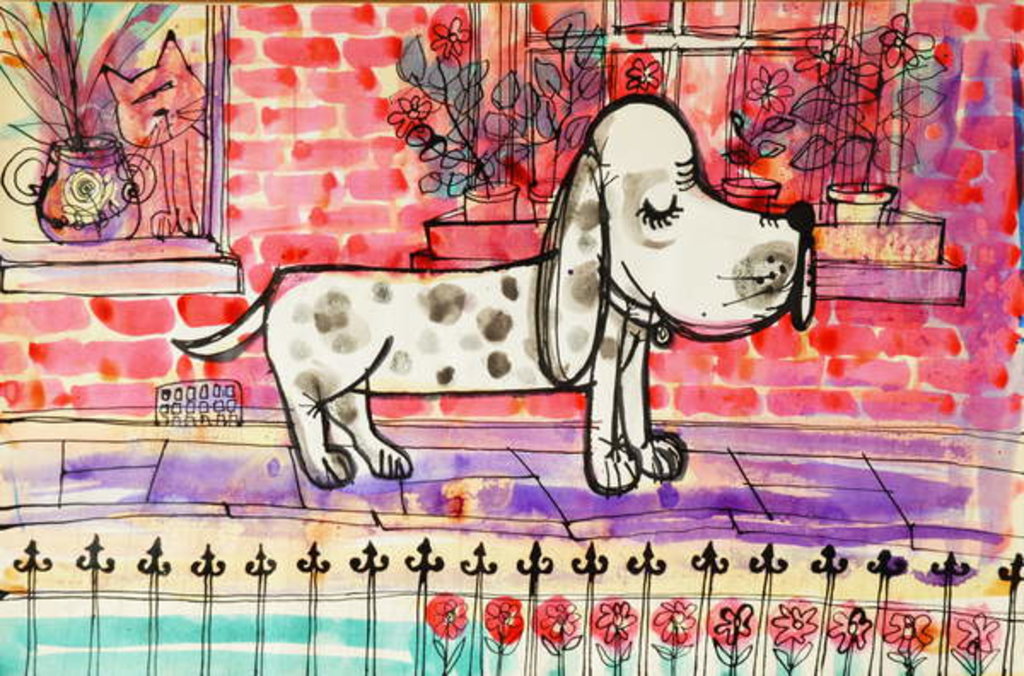 Detail of Dog by Brenda Brin Booker