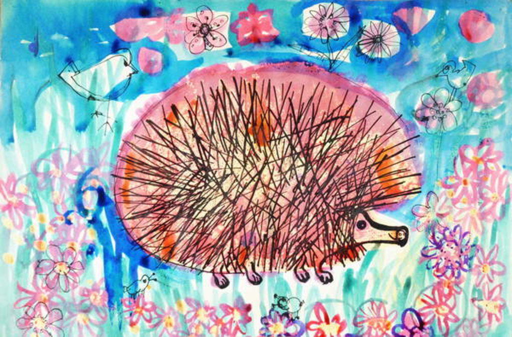 Detail of Hedgehog by Brenda Brin Booker