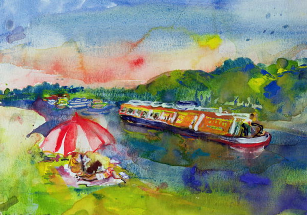 Detail of Summer River, 1989 by Brenda Brin Booker