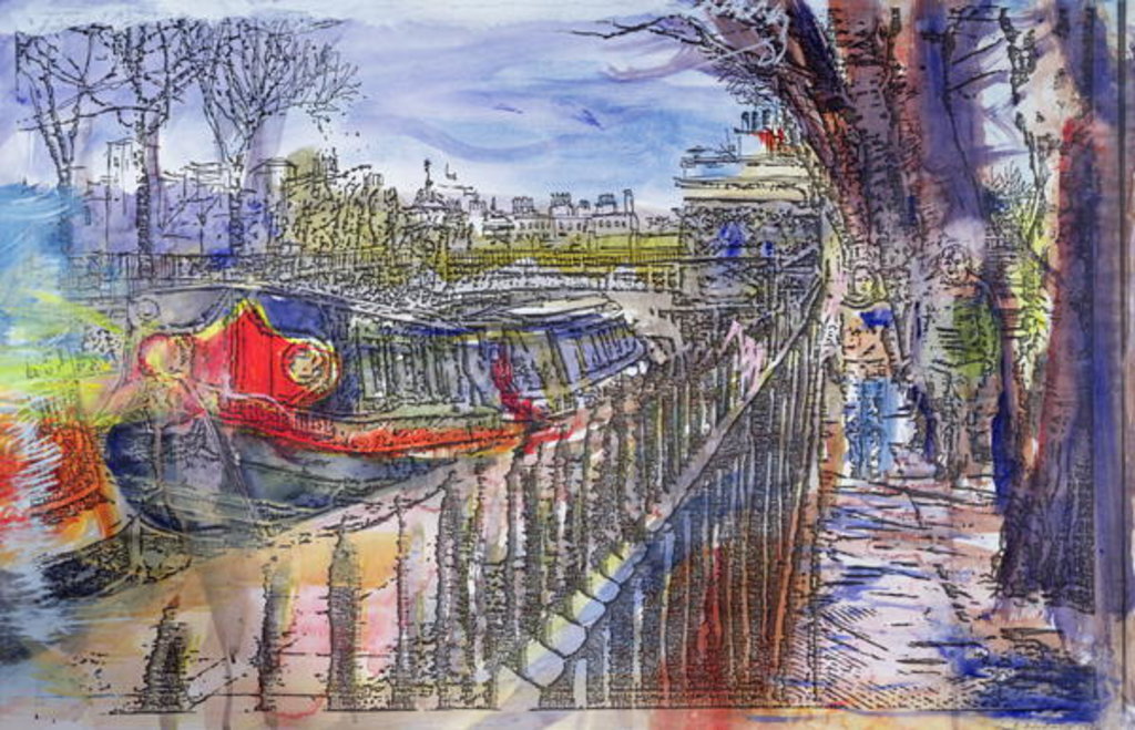 Detail of The Sunday Walk, 1986 by Brenda Brin Booker