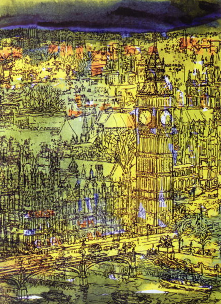 Detail of Westminster by Brenda Brin Booker