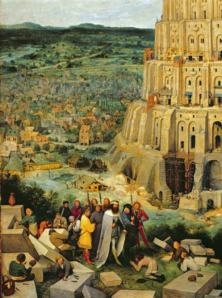 Detail of Tower of Babel, 1563 by Pieter the Elder Bruegel