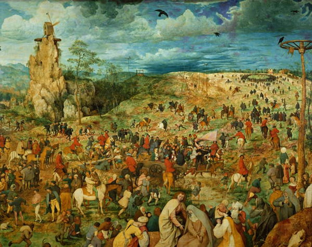 Detail of The Road to Calvary, 1564 by Pieter the Elder Bruegel
