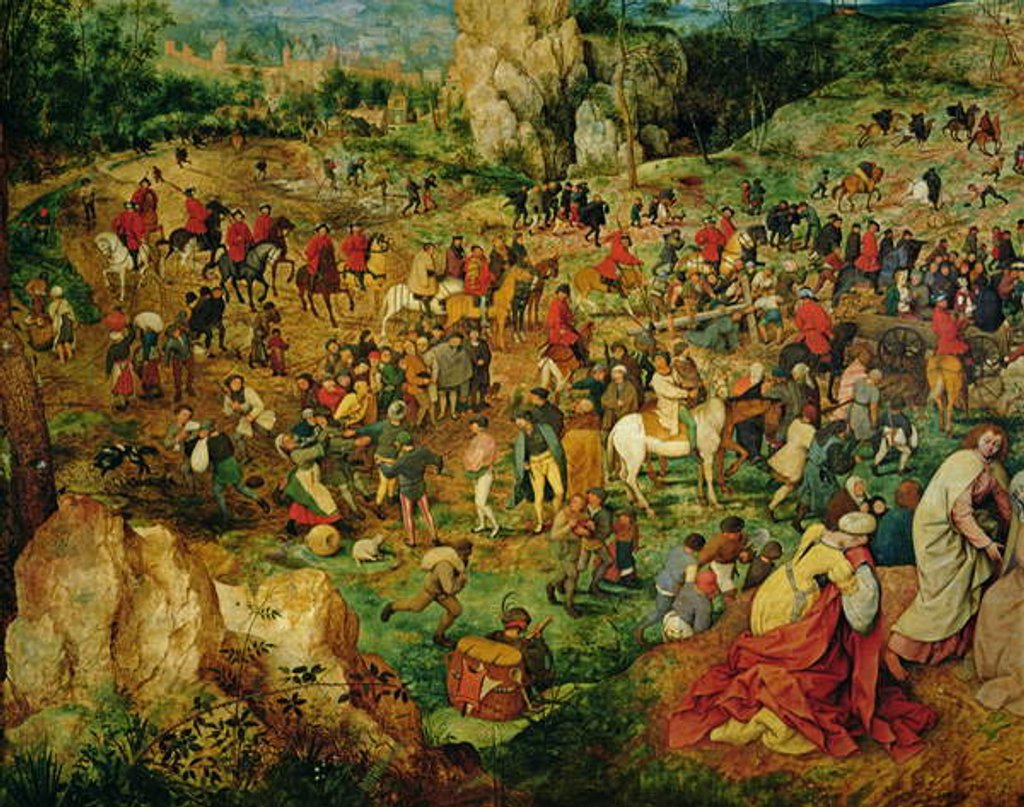 Detail of The Road to Calvary, 1564 by Pieter the Elder Bruegel