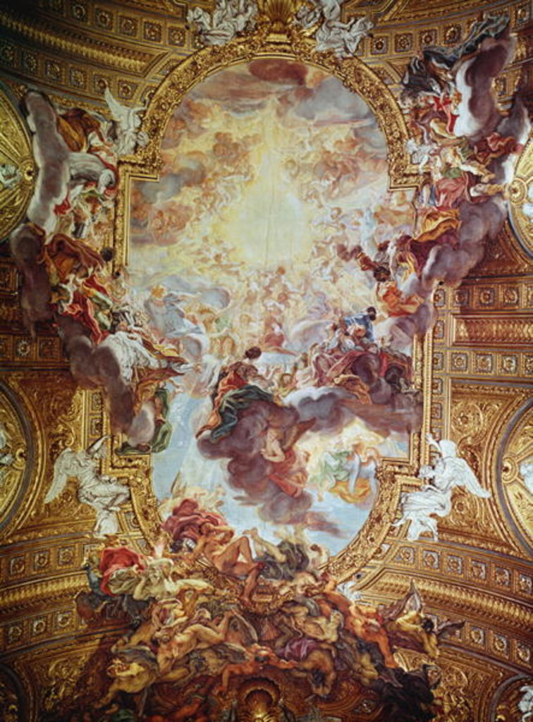 Detail of Triumph in the Name of Jesus by Giovanni Battista Gaulli