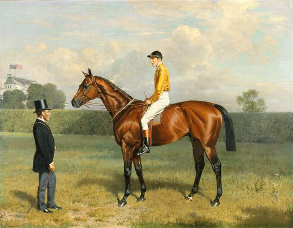 Detail of Ormonde, Winner of the 1886 Derby, 1886 by Emil Adam