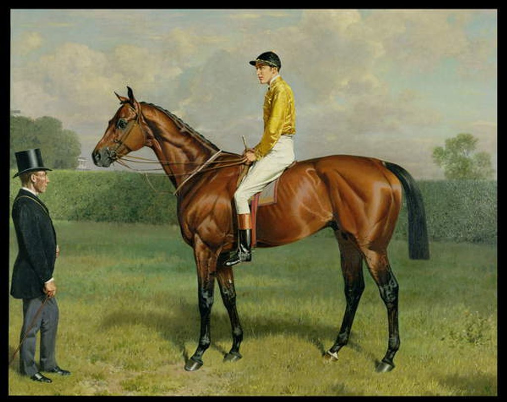 Detail of Ormonde, Winner of the 1886 Derby, 1886 by Emil Adam