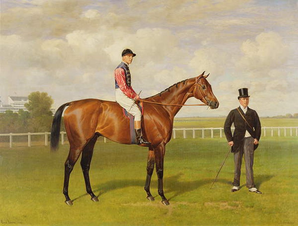 Detail of Persimmon, Winner of the 1896 Derby, 1896 by Emil Adam