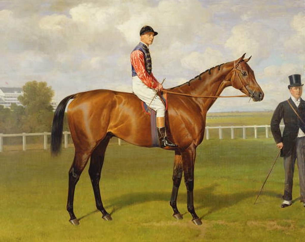 Detail of Persimmon, Winner of the 1896 Derby, 1896 by Emil Adam