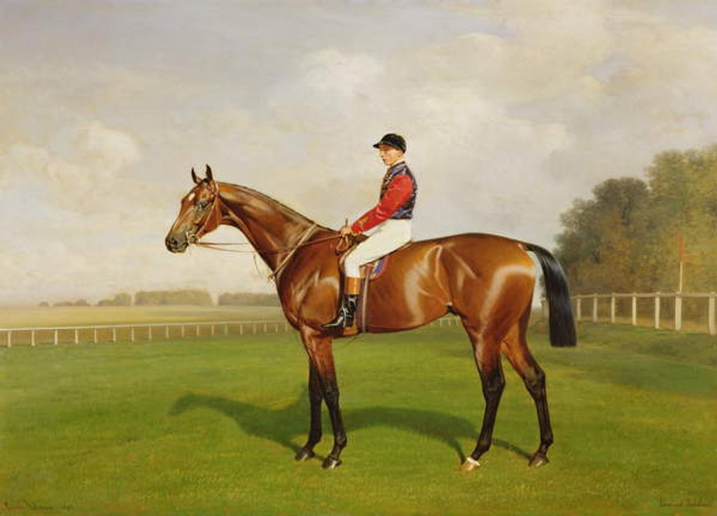 Detail of Diamond Jubilee, Winner of the 1900 Derby, 1900 by Emil Adam
