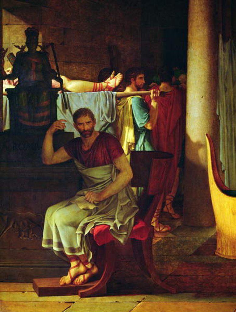 Detail of Lictors Bearing to Brutus the Bodies of his Sons, 1789 by Jacques Louis David