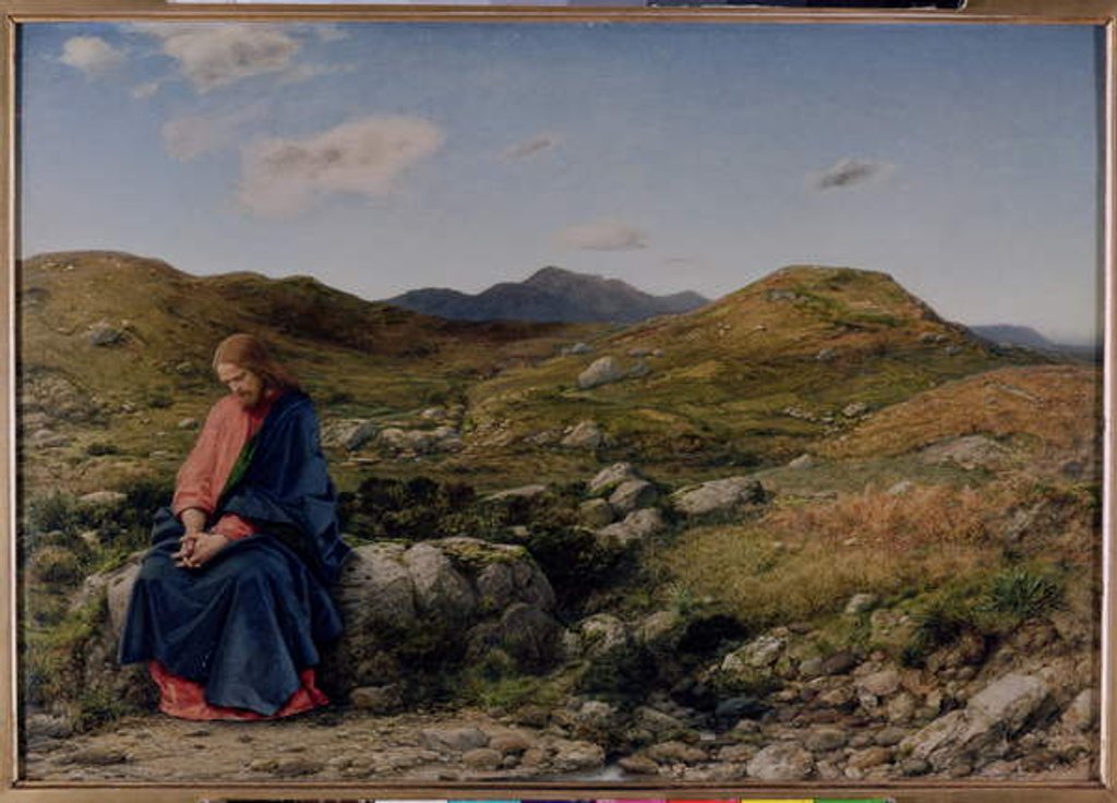 Detail of Man of Sorrows by William Dyce