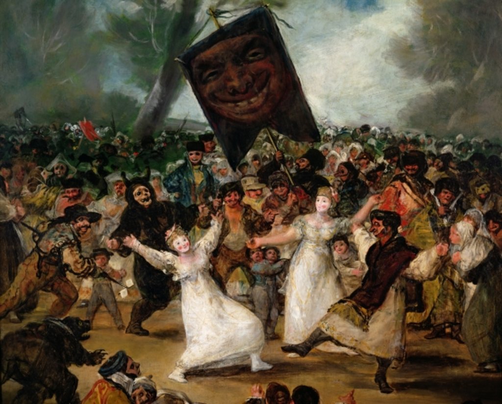 Detail of The Burial of the Sardine c.1812-19 by Francisco Jose de Goya y Lucientes