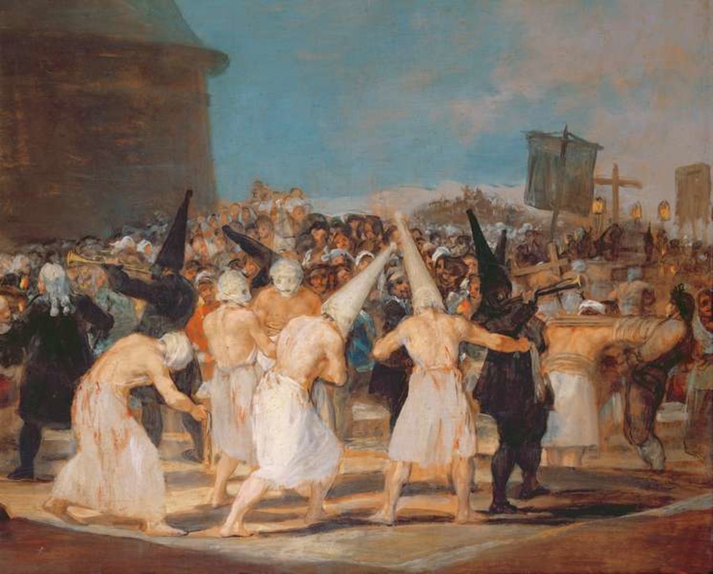 Detail of Procession of Flagellants, 1815-19 by Francisco Jose de Goya y Lucientes