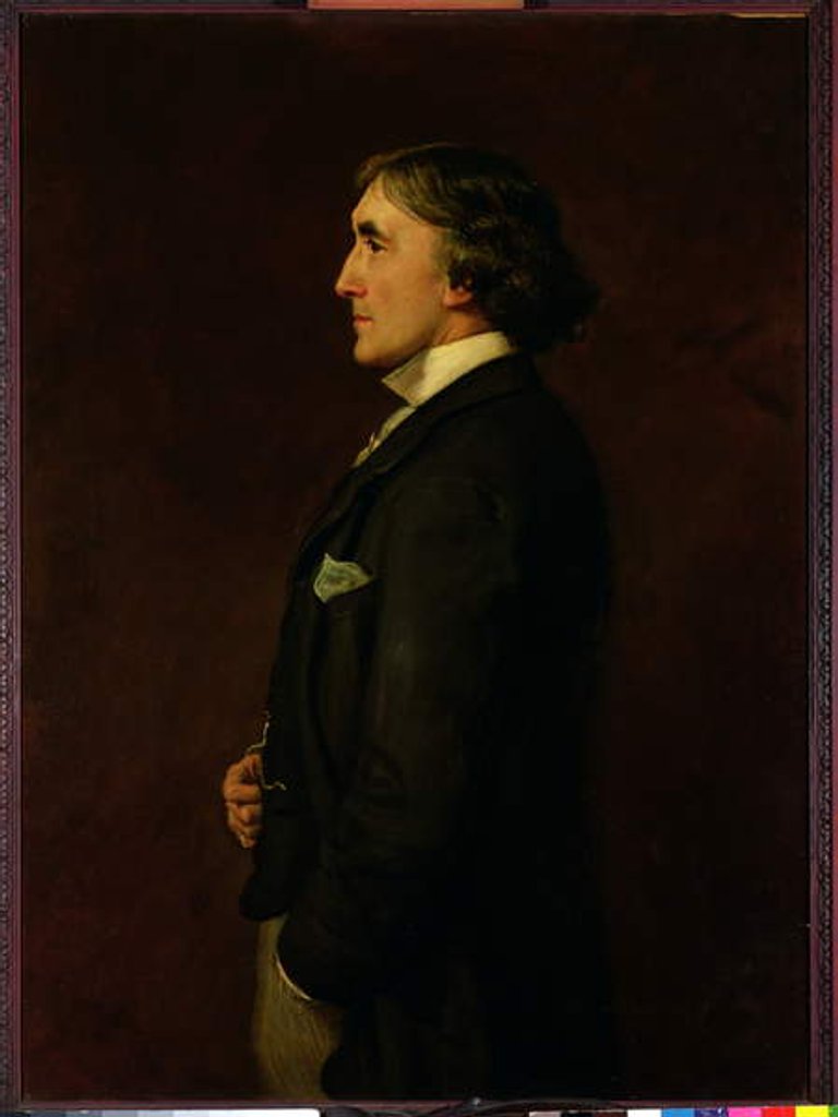 Detail of Portrait of Henry Irving by John Everett Millais