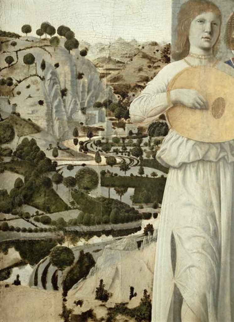 Detail of Nativity, detail, early 1480s by Piero della Francesca